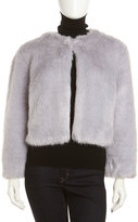 Thumbnail for your product : Annabelle New York Faux Fox-Fur Chubby Jacket, Light Purple