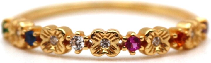 Vicstonenyc Fine Jewelry Persimmon Blossom Symphony Gem Rose Gold Ring