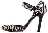 Thumbnail for your product : Brian Atwood Ponyhair Round-Toe Pumps