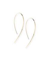 Thumbnail for your product : Lana Small Flat Hook-On Hoop Earrings