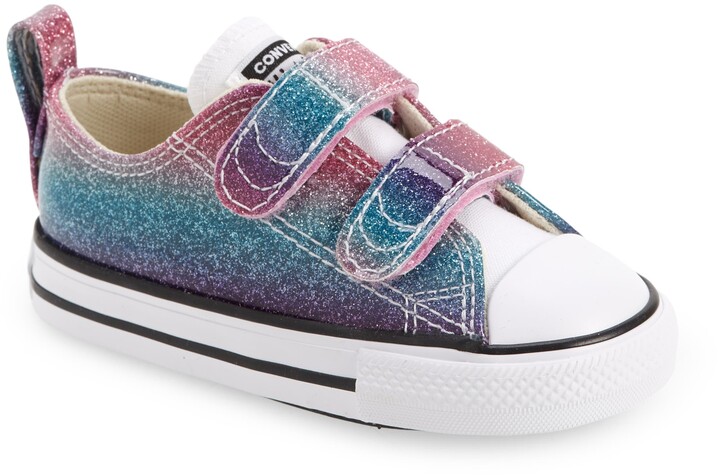 glitter converse velcro