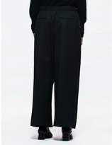 Thumbnail for your product : Calvin Klein platinum twill stretch wide leg pants