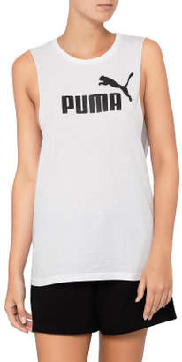 Puma Cut Off Logo Boyfriend Tank