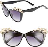 Thumbnail for your product : Leith 57mm Embellished Sunglasses
