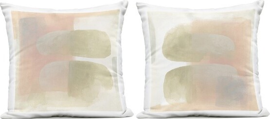 Stupell Industries StupellIndustriesNeutralOblongShapesAbstract2pcOutdoorDecorativeThrowPillowSet18x18Each