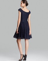 Thumbnail for your product : Vera Wang Dress - Cap Sleeve Lace