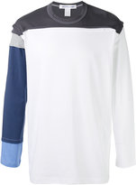 Thumbnail for your product : Comme des Garcons Shirt - layered patchwork T-shirt - men - Cotton - S
