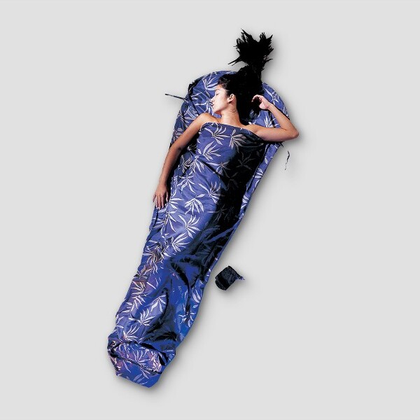 Cocoon Premium-MummyLinerSilk-Leaves