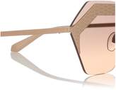 Thumbnail for your product : Bvlgari Gold Bv6103 Irregular Sunglasses