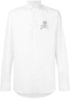 Thumbnail for your product : Philipp Plein embellished skull patch shirt