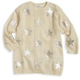 Burberry Toddler Girl's Kora Star Check Cashmere Dress