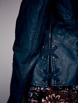Thumbnail for your product : Free People Military Vegan Leather Jacket