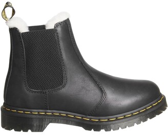 Dr. Martens Leonore Boots Black Shearling