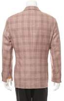 Thumbnail for your product : Hickey Freeman Two-Button Plaid Blazer w/ Tags