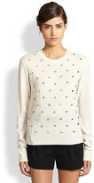 Thumbnail for your product : Marc Jacobs Crewneck Jeweled Sweater