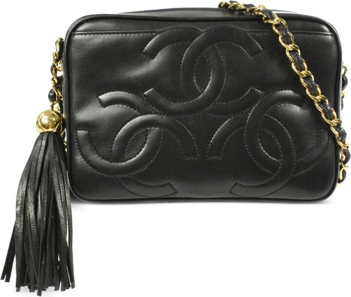 Chanel Pre Owned 1990s Tassel Chain Shoulder Bag - ShopStyle