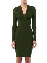 Thumbnail for your product : Herve L. Leroux Ruched top body-con dress