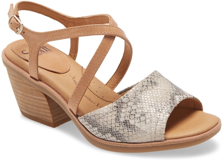 sofft cabana block heel sandal