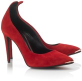 Thumbnail for your product : Cédric Charlier Red Suede Pumps
