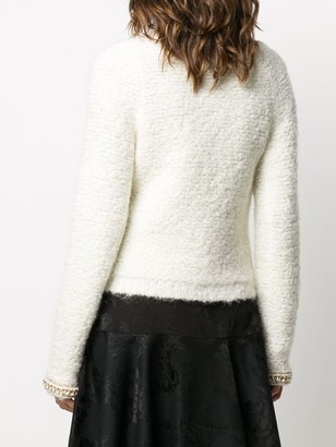 Ports 1961 Chain-Detail Boucle Sweater