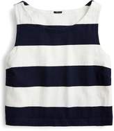 Thumbnail for your product : J.Crew Crop Rugby Stripe Tank