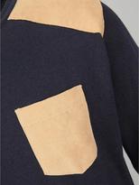 Thumbnail for your product : Demo Boys Cut Neck Patch Detail Jumper
