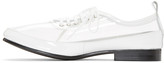 Thumbnail for your product : Comme des Garcons Clear and White Pvc Derbys