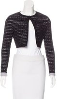 Thumbnail for your product : Alaia Virgin Wool Cropped Cardigan