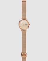 Thumbnail for your product : Skagen Anita Rose Gold-Tone Analogue Watch