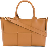Thumbnail for your product : Stella Bianca Made In Italy Leather Woven Tote