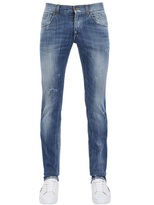 Thumbnail for your product : Dolce & Gabbana 18cm Gold Washed Denim Regular Fit Jeans