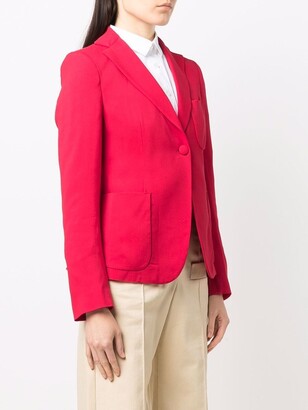 L'Autre Chose Single-Breasted Fitted Blazer