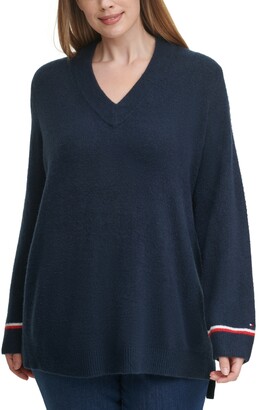Tommy Hilfiger Plus Size Soft Touch Sweater - ShopStyle