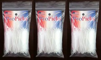 The ProPick - 3 pouch bags Plastic Toothpicks Angled