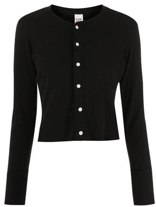 RE/DONE 50s Cropped Long-Sleeve Cardigan