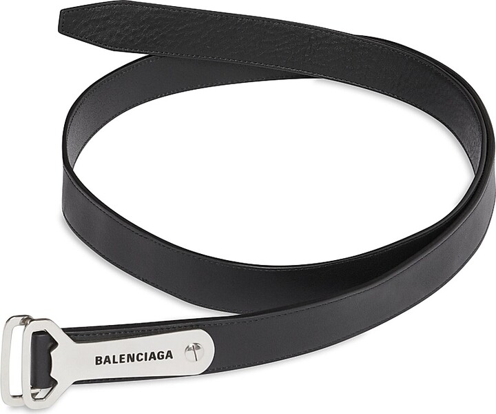 Balenciaga Men's Bottle Opener D Ring Belt - Black - ShopStyle Bar