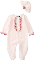 Thumbnail for your product : Wendy Bellissimo Ruffle Footie & Hat Set (Baby Girls)