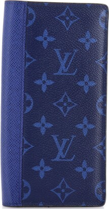 Louis Vuitton Coin Card holder Light blue Cloth ref.811378 - Joli Closet