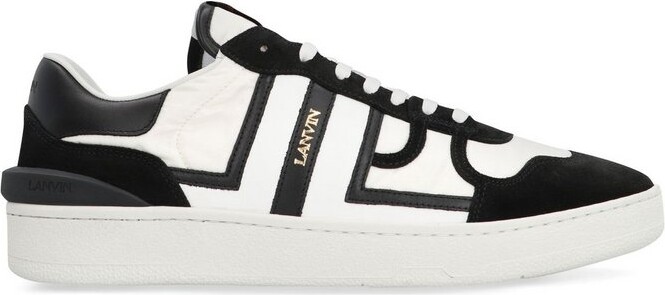 Lanvin Logo Printed Lace-Up Sneakers
