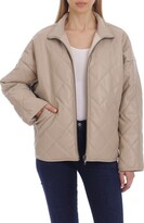 Thumbnail for your product : AVEC LES FILLES Quilted Faux Leather Jacket