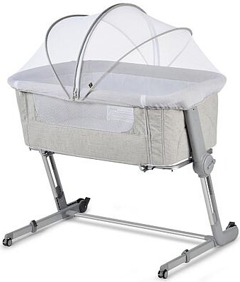 Unilove Hug Me Plus 3-in-1 Bedside Bassinet - Gray/Grey