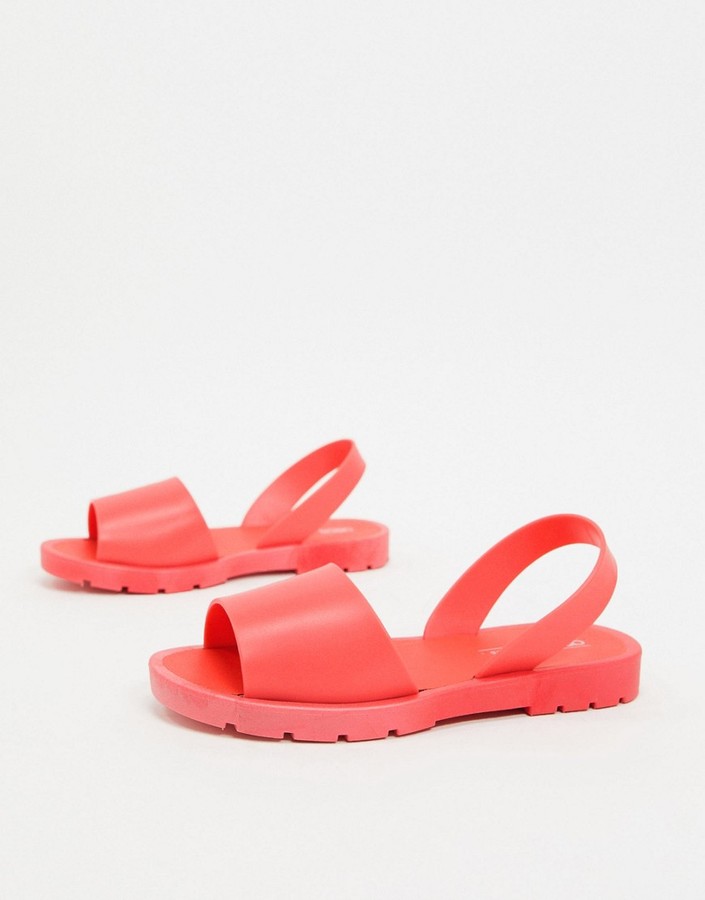 designer jelly flip flops