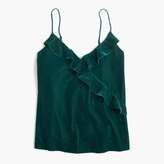 Thumbnail for your product : J.Crew Petite velvet going-out top