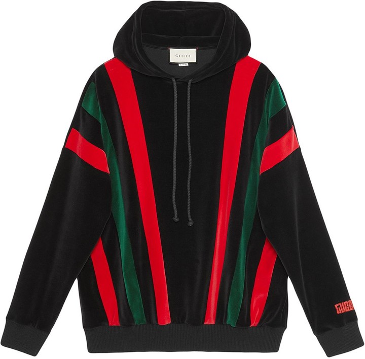 gucci hoodie stripe