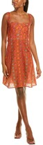 Thumbnail for your product : Saloni Rachel Linen A-Line Dress