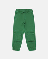 Thumbnail for your product : Stella McCartney Cargo Cotton Trousers , Woman, Green
