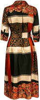 Thumbnail for your product : Pierre Louis Mascia Pierre-Louis Mascia Waist Tie Printed Long Dress