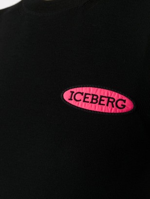 Iceberg Logo Patch Knitted Jumper