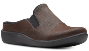 clarks cloudsteppers mules