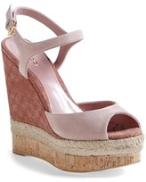 Thumbnail for your product : Gucci 'Hollie' Wedge Sandal